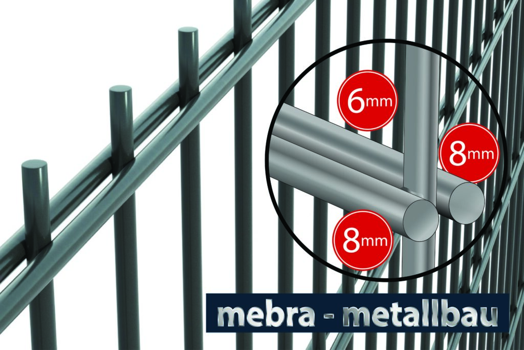 Doppelstabmatten 868 – 1030 x 2500 mm – mebra GmbH